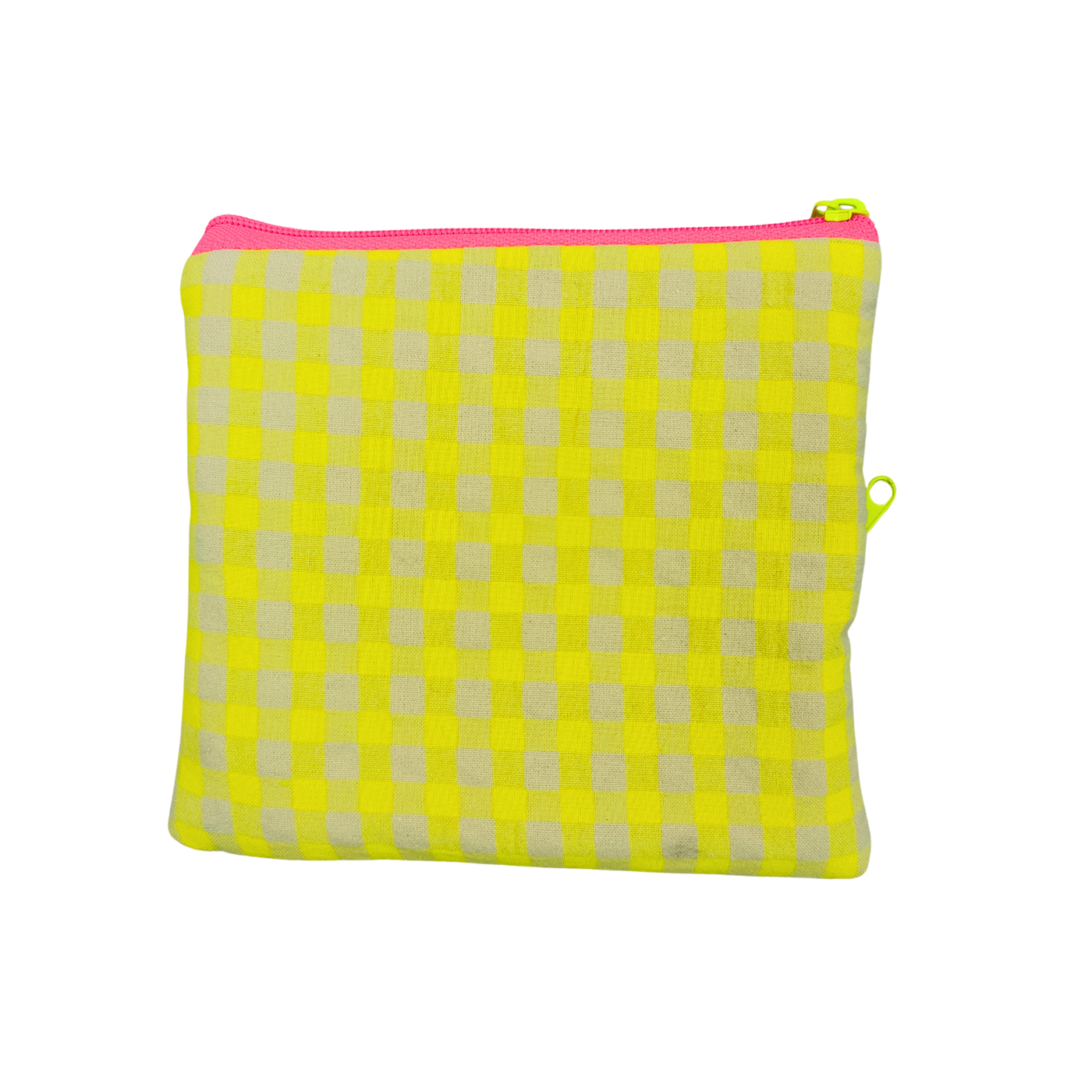 Monedero tarjetero Vichy Rosa y Amarillo Flúor