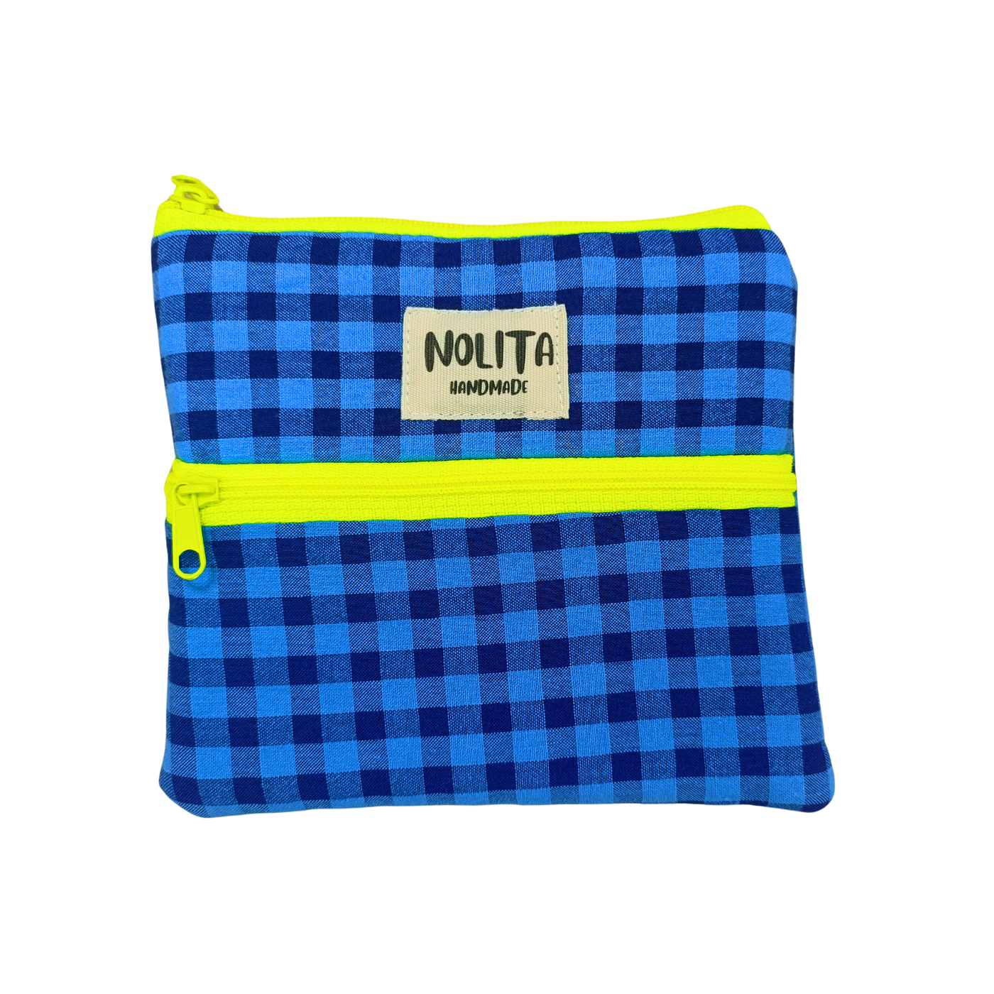 Monedero tarjetero Vichy Azul