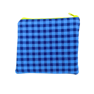 Monedero tarjetero Vichy Azul