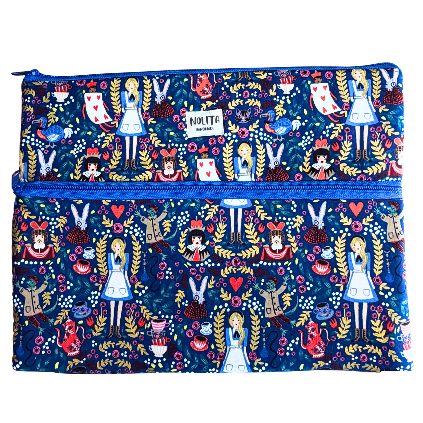 Funda Portátil Alicia Azul Oscuro