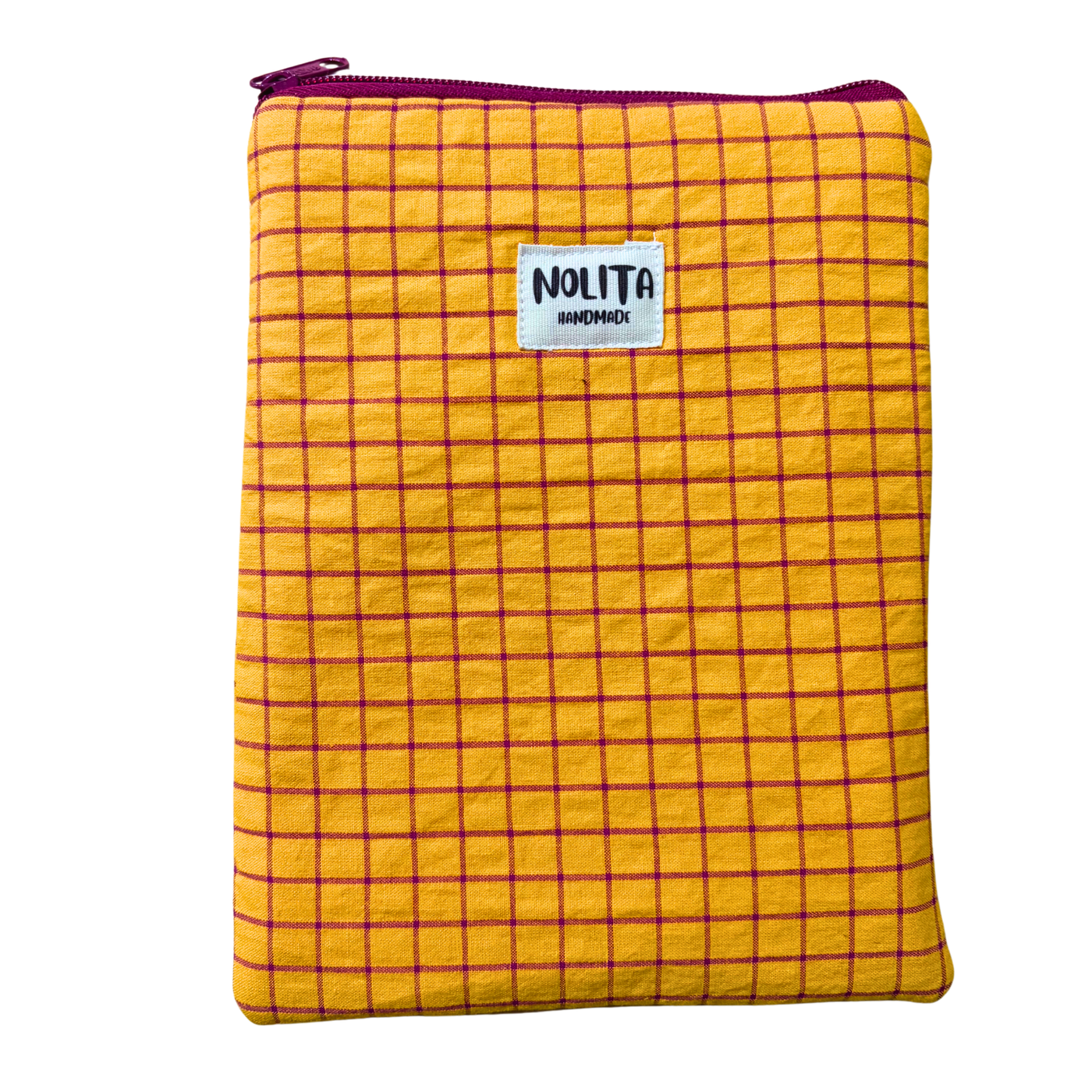 Funda Ebook Cuadros Mostaza