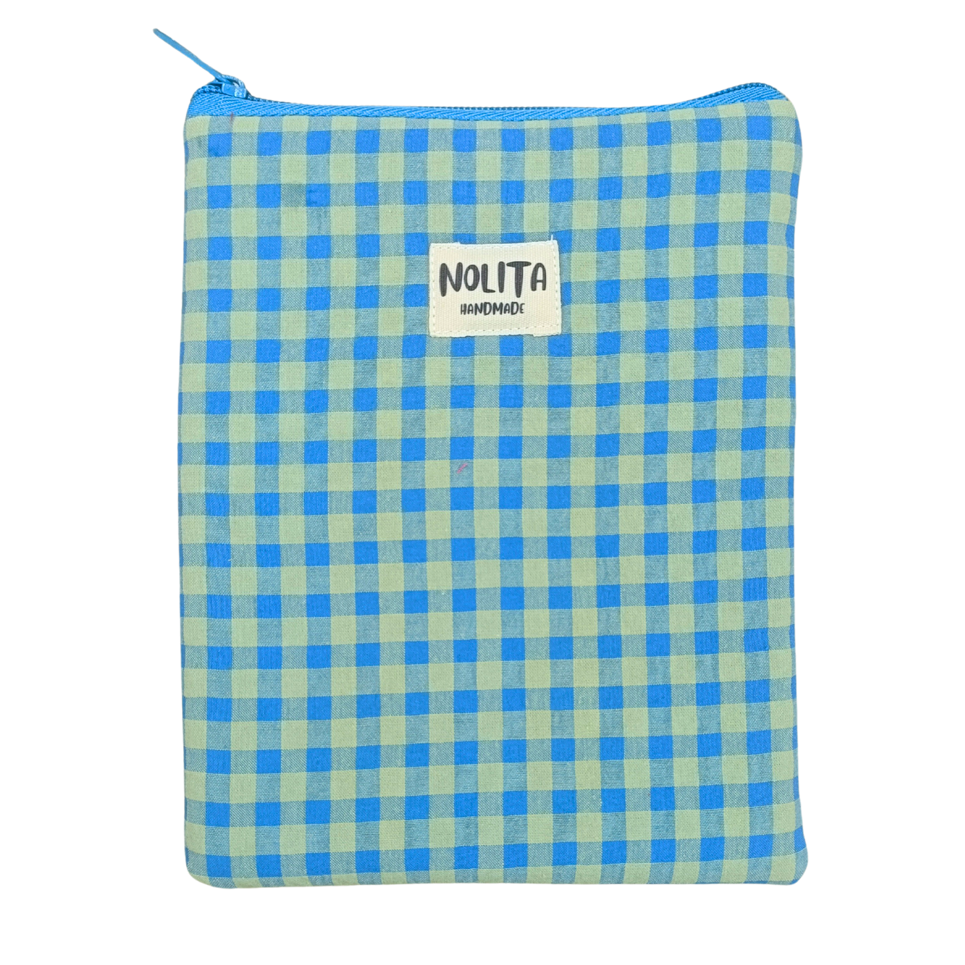 Funda Ebook Vichy Azul Marino